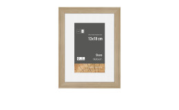 Holz-Bilderrahmen Skava 13 x 18 cm eichefarbig.