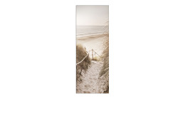 Glasbild Nordic Beach 30 x 80 cm, Strandlandschaft