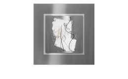 Alubild Figure Lines 50 x 50 cm