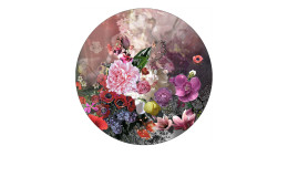 Alubild Colourful Baroque Flowermix 100 cm