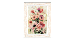 Rahmenbild Watercolor Flowers 50 x 70 cm