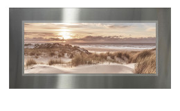 Alubild Beach at Sunrise 50 x 100 cm