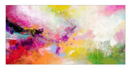 Alubild Colorful Way 100 x 200 cm