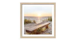 Rahmenbild Nordic Beach Atmosphere 33 x 33 cm