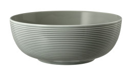 Foodbowl Beat 20,4 cm aus Porzellan in Perlgrau.