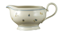 Sauciere Marieluise 600 ml aus Porzellan mit floralem Motiv.