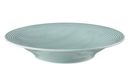 Suppenteller Beat 22,5 cm aus Porzellan in Arktisblau.