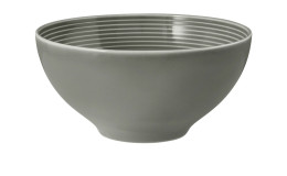 Schüssel Beat 15,7 cm aus Porzellan in Perlgrau.