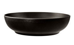 Foodbowl Liberty 25cm aus schwarzem Porzellan.