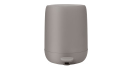 Treteimer Sono 3 l aus Silikon und Kunststoff in braun / grau.