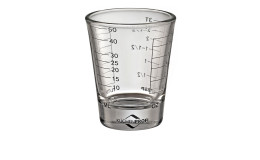 Mini-Messbecher mit 50 ml Fassungsvermögen, transparent
