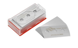 Ersatzklingen 10er aus Edelstahl in silber