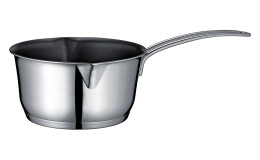 Stielkasserolle Capri 1000ml aus Edelstahl in silber