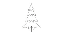 Weihnachtsbaum 103 cm aus Eisen in schwarz.