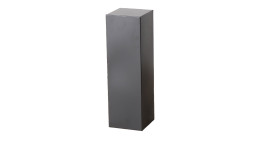 Säule 65 cm aus Eisen in schwarz.