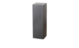 Säule 75 cm aus Eisen in schwarz.