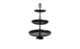 Etagere 53 cm aus Aluminium in schwarz.