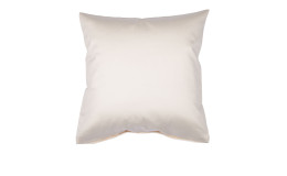 Mako-Satin Kissenbezug Colors, in der Größe 40 x 40 cm und in der Farbausführung creme