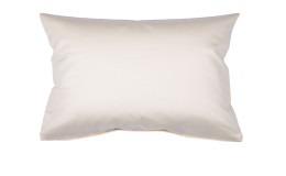 Mako-Sati Kissenbezug in der Größe 40 x 80 cm und in der Farbausführung creme