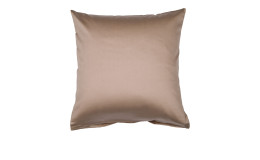 Mako-Satin Kissenbezug Colors in der Größe 40 x 40 cm und in der Farbausführung taupe