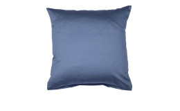 Mako-Satin Kissenbezug Colors in der Größe 40 x 40 cm und in der Farbausführung jeansblau