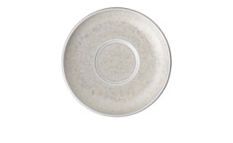 Espressountertasse Perlemor Sand 12 x 2 cm in beige
