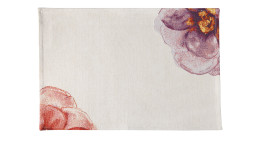 Platzset Gobelin Rose Garden Home 49 x 33 cm in weiß mit Blumen-Motiv