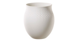 Vase Manufacture Collier 16,5 cm in weiß