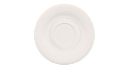 Kaffeeuntertasse Color Loop 15,5 cm in weiß