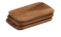 Frühstücksbretter-Set 22 x 15 cm 3 tlg.  