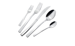 Besteck-Set Stockholm 30tlg. in silber aus Edelstahl.