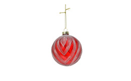 Glas-Christbaumkugel 8 cm