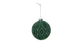 Glas-Christbaumkugel 10 cm