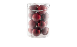 Glas-Christbaumkugel-Set 8 cm 16-tlg.