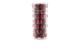 Glas-Christbaumkugel-Set 6 cm 49-tlg.