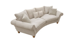 Megasofa Bordeaux in der Farbe beige