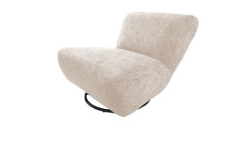 Dreh-Wipp-Sessel Calvi in der Farbe creme