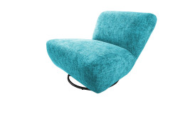 Dreh-Wipp-Sessel Calvi in der Farbe denim