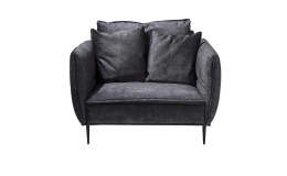 Loveseat 1,5-Sitz in der Farbe Anthrazit