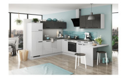 artego Küche Eco Artstone Seidengrau Anthrazit