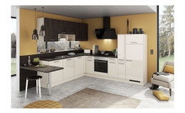 artego Küche Eco Sherwood Angoragrau Maroni