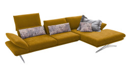 Koinor Komfort-Ecksofa Elements in gelb