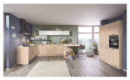 nobilia Küche Natura Easytouch Eiche Montreal NB Alpinweiss