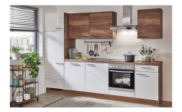 nobilia Küche Flash Structura Alpinweiss Eiche Havanna Nachbildung