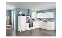 nobilia Küche Focus Weiss Vintage oak Nachbildung