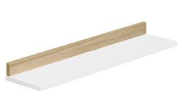 Wandregal Lieven in der Farbausführung Kreideweiß