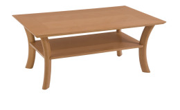 Couchtisch 1098H-17 in Buche aus Furnier.