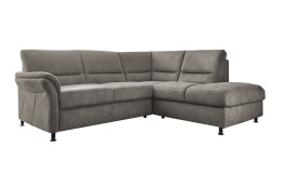 Ecksofa plano|FORM Dale in der Farbausführung Alu