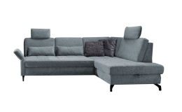 Komfort-Ecksofa Westminster, in der Farbausführung Blau