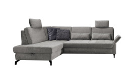Komfort-Ecksofa Westminster, in der Farbausführung Grau